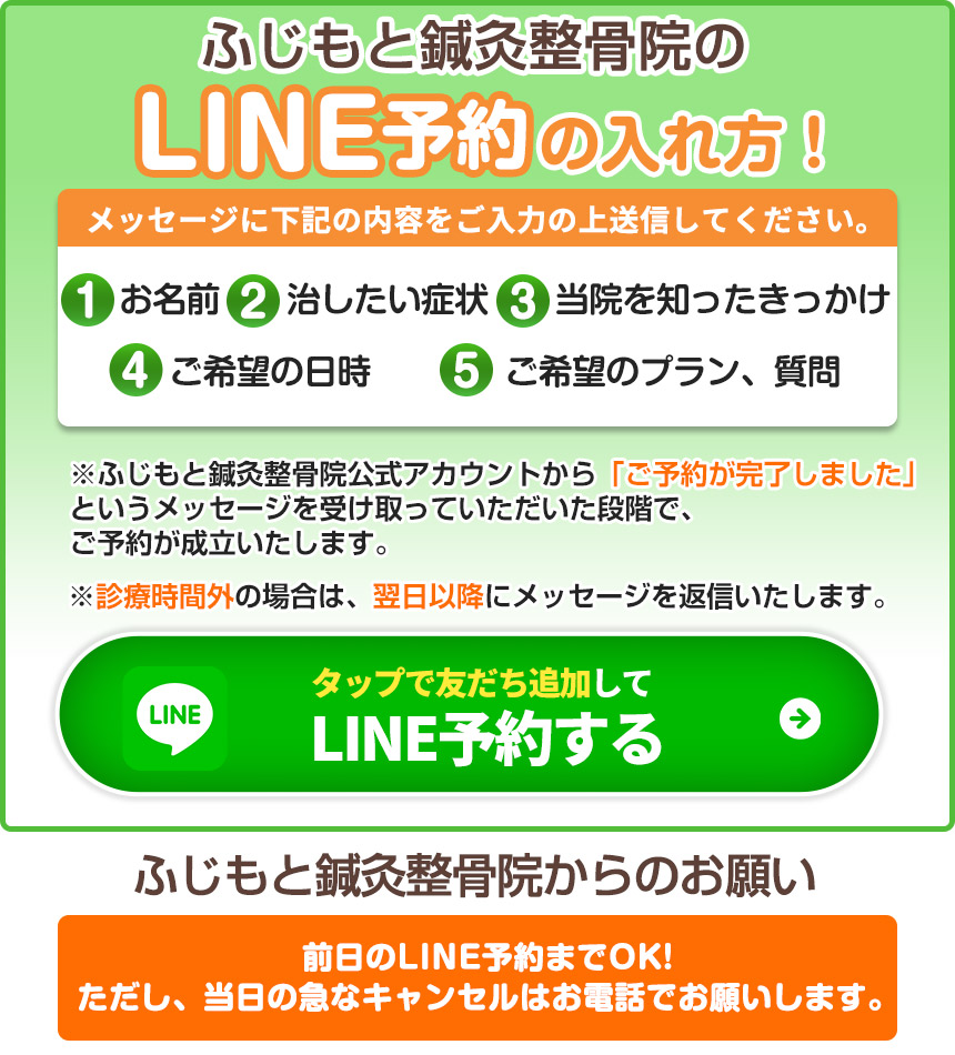 LINEで簡単予約